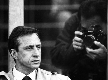 Johan Cruyff manager of FC Barcelona